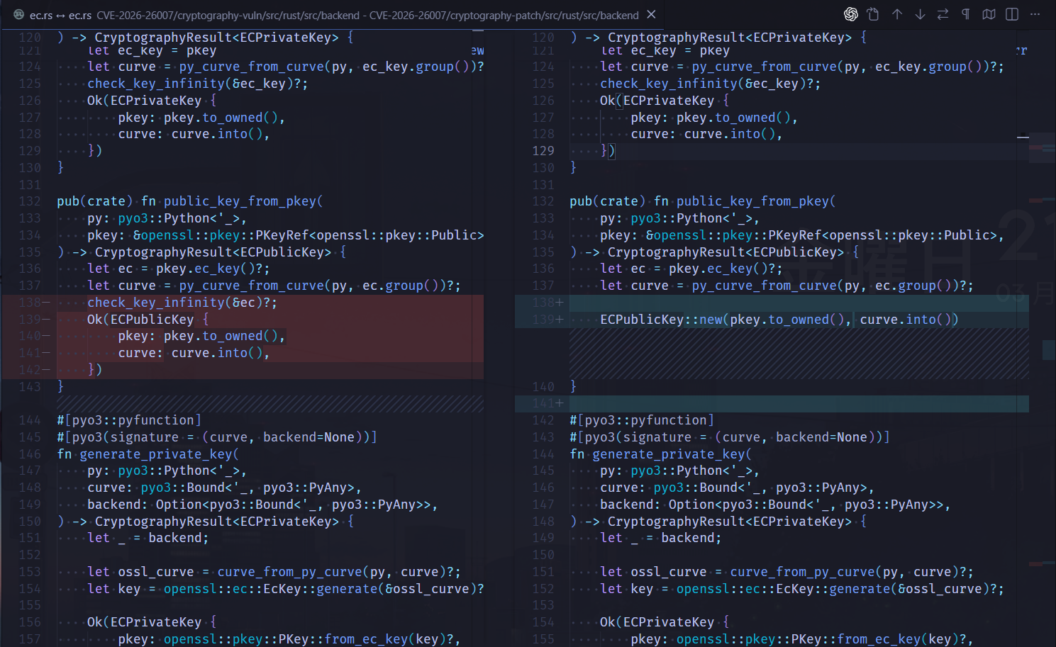 Diff for public_key_from_pkey() routing through ECPublicKey::new